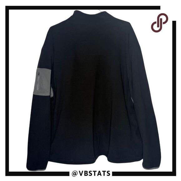 Ducks Unlimited Men's Fleece Full Zip Jacket Black Gray Size 3XL‎ - Picture 2 of 6